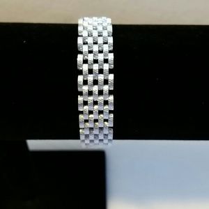 Sterling silver ALX bracelet